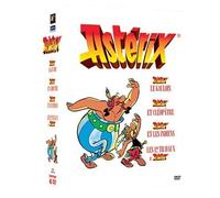 Coffret astérix : astérix le gaulois ; astérix et cléopâtre ; astérix et les indiens ; les 12 travaux d'astérix