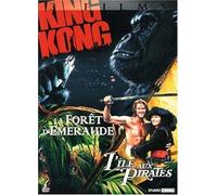 Coffret aventure : king kong ; la forêt d'émeraude ; l'île aux pirates