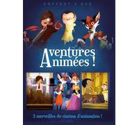 Coffret aventures animées 3 films : houdini ; nocturna, la nuit magique ; le roman de renart