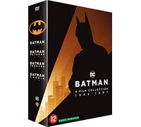 Coffret batman 4 films : batman ; batman le défi ; batman forever ; batman & robin
