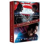 Coffret batman vs superman 2 films : l'aube de la justice ; man of steel