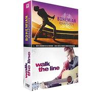 Coffret biopic 2 films : bohemian rhapsody ; walk the line