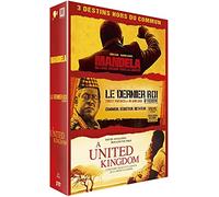 Coffret biopic 3 films : a united kingdom ; mandela, un long chemin vers la liberté ; le dernier roi d'ecosse