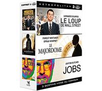 COFFRET BIOPIC (Le Majordome + Le Loup de Wall Street + Jobs)