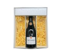 Coffret Blanc : Taittinger - champagne - 1 Brut et 2 Flûtes Chef & Sommelier - (1x75cl)