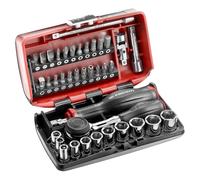 Coffret Bussole 1/4" 38 Pezzi Nano Con Cricchetto Manico Rotativo FACOM 6 Lati