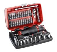 Coffret Bussole 6 Punti Metriche Con Inserti FACOM 38 Pezzi 1/4