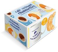 Coffret café-croissant chaussettes: Avec un epaire de chaussettes et un mug à café