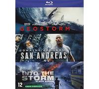 Coffret catastrophes naturelles 3 films : geostorm ; san andreas ; blackstorm
