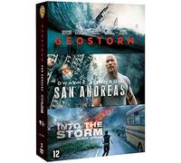 Coffret catastrophes naturelles 3 films : geostorm ; san andreas ; blackstorm