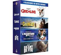 Coffret classiques de notre enfance 4 films : gremlins ; le géant de fer ; l'aventure intérieure ; les goonies