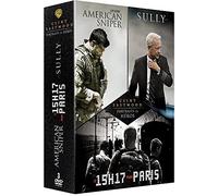 Coffret clint eastwood portraits de héros 3 films : le 15h17 pour paris ; sully ; american sniper