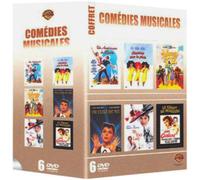 Coffret comedies musicales : un americain a paris ; chantons sous la pluie ; le magicien d'oz ; une étoile est nee...