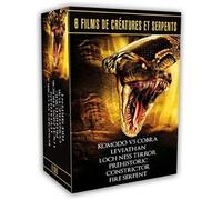 Coffret créatures et serpents : komodo vs cobra ; leviathan ; loch ness terror ; prehistoric ; constrictor ; fire serpen