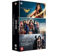 Coffret dc comics 3 films : justice league ; wonder woman ; batman V superman, l'aube de la justice
