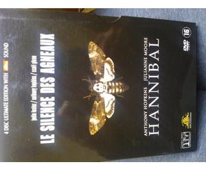 Coffret de collection Le Silence des Agneaux et Hannibal. 4 dvd ultimate edition avec son DTS.