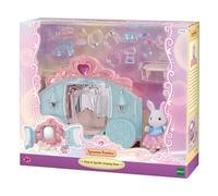 Coffret de Jeu - SYLVANIAN FAMILIES - Dressing de Princesse - Carrosse et Fille Lapin Neige
