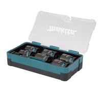 Coffret di 6 bussole IMPACT BLACK + Adattatore HEXA 1/4'' - MAKITA E-16592