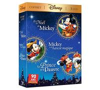 Coffret disney les intemporels : le noël de mickey ; mickey et le haricot magique ; le prince et le pauvre