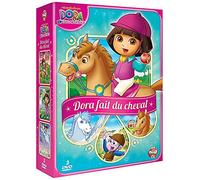 Coffret dora : dora fait du poney ; dora et la forêt enchantée ; dora sauve la pincesse des neiges