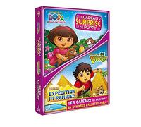Coffret dora l'exploratrice : dora et le lapin de pâques ; go diego! : diego expédition pyramides