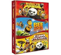 Coffret dreamworks : kung fu panda ; les secrets des 5 cyclones ; bee movie - drôle d'abeille