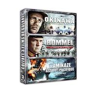 Coffret films de guerre : okinawa ; rommel, le stratège du iiie reich ; kamikaze, assaut dans le pacifique