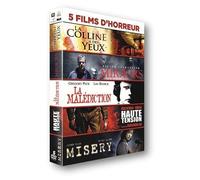 Coffret films d'horreur : la colline a des yeux ; mirrors ; la malédiction ; haute tension ; misery