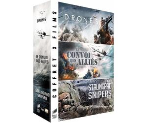 Coffret Guerra Drones + Le Convoi des Alliés + Stalingrad Snipers DVD