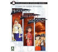 Coffret hayao miyazaki : princesse mononoke / le voyage de chihiro / le chateau dans le ciel
