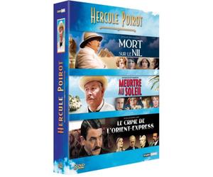 Coffret hercule poirot : le crime de l'orient-express ; mort sur le nil ; meurtre au soleil