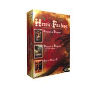Coffret héroïc-fantasy : donjons et dragons 1 et 2 ; coeur de dragon 2