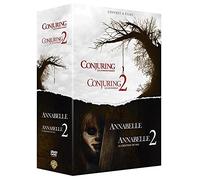 Coffret horreur 4 films : annabelle 1 et 2 ; conjuring 1 et 2