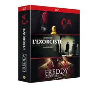 Coffret horreur incontournables 3 films : ça (2017) ; freddy, les griffes de la nuit ; l'exorciste