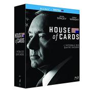 House Of Cards - Integrale Stagioni 1-2-3-4 - Blu-Ray + Copia Digitale - Nuova