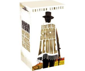 Coffret il etait une fois sergio leone : et pour quelque dollars ... ; le bon, le brute ... ; il etait une fois la revol