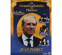 Coffret jean poiret - 3 dvdles grandes soirees du theatre