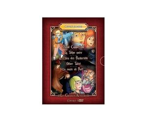 Coffret jeunesse - les grands auteurs : david copperfield ; la tulipe noire ; le chien des baskerville ; oliver twist