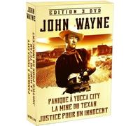 Coffret john wayne : justice pour un innocent ; panique à yucca city ; la mine du texan