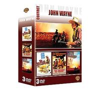 Coffret john wayne : rio bravo / les voleurs de train / la prisoniere du desert
