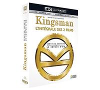 Coffret kingsman 2 films : services secrets ; le cercle d'or 4k ultra hd