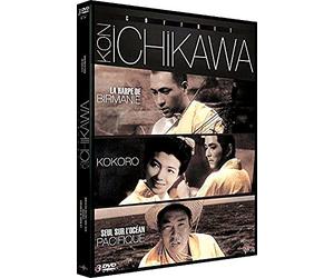 Coffret kon ichikawa : la harpe de birmanie ; seul sur l'océan pacifique ; kokoro