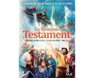 Coffret Le Nouveau Testament 3 Films: l'incroyable Histoire de Jésus-Les actes des apôtres 1 et 2