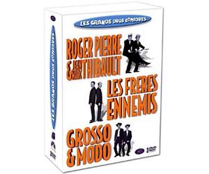 Coffret les grands duos comiques : les freres ennemis / grosso et modo / roger pierre et jean-marc thibault