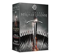 COFFRET LES GRANDS HEROS DE LEGENDES : Robin des Bois / Le Roi Arthur / David & Goliath