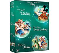 Coffret les intemporels disney 3 films : le noël de mickey ; les trois petits cochons ; le lièvre et la tortue