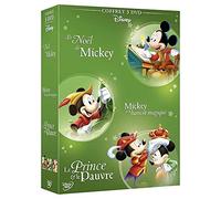 Coffret les intemporels, vol. 2 : le noël de mickey ; mickey et le haricot magique ; le prince et le pauvre