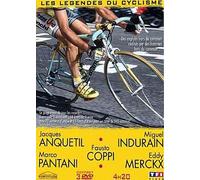 Coffret les legendes du cyclisme : jacques anquetil, eddy merckx, marco pantani, fausto coppi, miguel indurain