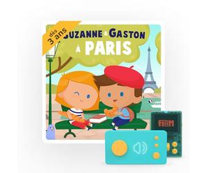 Coffret livre audio - suzanne et gaston a paris