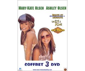 Coffret mary-kate et ashley olsen : route et deroute / le defi / un ete a rome